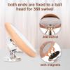 360-Degree Rotatable Coffee Rate Observation Mirror, Beech Wood and Stainless Steel Construction, 2.9-inch Diameter with Magnetic Adjustable Reflector (Sliver) view 4