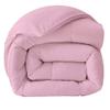 Baby Pink Box Stitched Comforter Cal-King (110'' x 98'') 5 Piece Box Stitched Comforter California King Duvet Insert Cotton All Season view 2