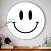 Smiley Face for Mirror V1 Wall Decal Art Sticker Vinyl Home Decor Bedroom Girls Women Daughter Makeup Lashes Brows Beauty Vanity Cute Trendy Smile Happy Aesthetic (12" width x 10" height) view 1