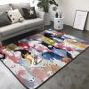 Washable Area Sponge Rug Pad for Kids Girls Boys Bedroom Living Room Horse, Animal Stallion Colourful Cartoon Horses Non-Slip Carpet Super Soft Extra Thick Bathroom Dorm Home Indoor Small Floor Rugs view 3