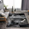 Washable Area Sponge Rug Pad for Kids Girls Bedroom Living Room Elephant, African Wild Animal Family Beautiful Elephant Non-Slip Carpet Super Soft Extra Thick Bathroom Home Indoor Small Floor Rugs view 2