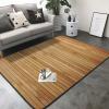 Washable Area Sponge Rug Pad for Kids Girls Bedroom Living Room Rustic Wood Plank, RetroOak Wood Plank Wall Decor Non-Slip Carpet Super Soft Extra Thick Bathroom Dorm Home Indoor Small Floor Rugs view 3
