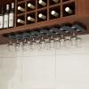 2-8 Row Stainless Steel Stemware Rack, Wine Glass Holder, Glassware Drying Storage Hanger, Metal Hanging Organizer apply to Kitchen, Bar, Restaurant (Size : 2 slots) view 1