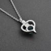 SHEIL Shimmer Zircon Urn for Ashes Memorial Cremation Urn Pendant Necklace for Pet/Human Ashes Funeral Jewelry view 3