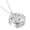 SHEIL Perfume Locket Necklace with Pads Free Cremation Urn Necklace Ash Keepsake Urn Memorial Jewelry Hold Pet/Human Ashes view 1