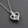 SHEIL Shimmer Zircon Urn for Ashes Memorial Cremation Urn Pendant Necklace for Pet/Human Ashes Funeral Jewelry view 3