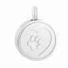 SHEIL Love Heart&Paw Engraved Cremation Jewelry Ash Holder Pendant Necklace Keepsake Urn Necklace for Dog view 1