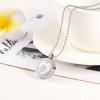 SHEIL Love Heart&Paw Engraved Cremation Jewelry Ash Holder Pendant Necklace Keepsake Urn Necklace for Dog view 2