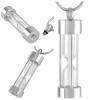 SHEIL Hour Glass Pendant for Ashes - Locket Neckalce Cremation Jewelry for Ashes - Cremation Jewellery Urn Pendant view 3