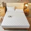 TRGCJGH Mattress Cover Protectors Hollow Cotton Alternative Filling Mattress Protector Bedding Quilted Fitted Mattress Topper with 1.9''-11'' Deep Pocket,White-47.2x78.7in(120x200cm) view 1