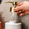 Ceramic Foaming Soap Dispenser Pump Bottle Stainless Steel Removable Base for Kitchen Bathroom Countertop 250ml (8.8oz) view 2