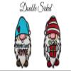 Glory Haus, Gnome Reversible Burlee Door Hanger Christmas Door Wreath Hanger view 2