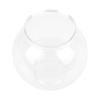 Round Fish Bowl, Break Proof Plastic Multipurpose Durable Fish Tanks for Desk for Decorations view 1