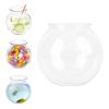 Round Fish Bowl, Break Proof Plastic Multipurpose Durable Fish Tanks for Desk for Decorations view 2