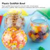 Round Fish Bowl, Break Proof Plastic Multipurpose Durable Fish Tanks for Desk for Decorations view 4