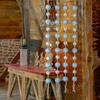 Hanging Decorative Ceramic Porcelain Sailor Balls on a Rope Tsugo Collection (White & Light Blue) view 3