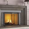 Fire Beauty Fireplace Screen with Hinged Doors, Powder Coated Steel Frame, Metal Mesh, Handcrafted Solid Steel,Decorative Design view 3