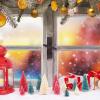 30 Pcs Bottle Brush Trees Christmas Decorations Indoor, Red Blue Yellow Miniature Christmas Tree, Mini Christmas Tree with 4Sizes for Christmas Decor view 4