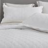 CHIXIN Cotton Bedspread Full Size - Real Stitching - Luxury Quilted Bedding Cover for All Season, Reversible, Ultra Soft, Lightweight, 3 Piece, Pure White view 4