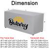 Custom Tablecloth Cover with Business Logo Text Personalized Fitted Table Clothes for 4 Ft Rectangle Tables for Tradeshow Events Party view 4