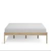 Alaska Wooden Platform Bed Solid Pine Wood Full XL Size Bed Unfinished with Wooden Slats Mattress Support/No Box Spring Needed/Suitable for Adults view 4