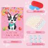 Fowecelt Pin The Bone on The Dog Party Game with 48 Pcs Bone, Blindfold, Poster & Adhesives for Kids' Dog Themed Birthday Party Supplies view 4