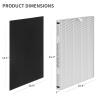 GoKBNY C545 Replacement Filter Compatible with Winix C545 Purifier, HPEA Filter S, Part Number 1712-0096-00, 4Filters + 4Activated Carbon Pre-Filters view 3