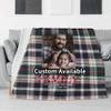 POPCUSTOMS Custom Flannel Blanket Horizontal with Photo Personalized Bedding Throw for Adult Customized Blankets Sofa Throws Using Picture for Father Day view 3