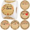 Fancy Land 500Pcs Homemade with Love Stickers with Lines Jar Canning Labels for Baked Packaging Cookie Bags Roll 2 view 1