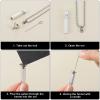 Sureio 12 Pcs Urn Necklace for Men Women Bar Urn Necklace for Ashes Stainless Steel Mom Memorial Cremation Jewelry Pendant Keepsake (Silver,Black) view 3