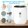 Posdry Dehumidifiers for Home 27oz(800ml) Small Auto Shut off Dehumidifiers with Drain Hose,Portable Ultra Quiet Mini Dehumidifier Effective for Bathroom, Basement, Garage, RV, Gun Safe, Closet view 2