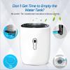 Posdry Dehumidifiers for Home 27oz(800ml) Small Auto Shut off Dehumidifiers with Drain Hose,Portable Ultra Quiet Mini Dehumidifier Effective for Bathroom, Basement, Garage, RV, Gun Safe, Closet view 4