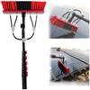 Niczu Window Glass Cleaner Pole Kit with Water Fed Pole and Hose, Photovoltaic and Solar Panels Cleaning Brush Equipment,6M/20FT