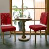Dining Chair Slipcover, Merry Christmas Snowflake Pattern Red Stretch Kitchen Chair Covers Removable Parsons Chair Protector Covers for Dining Room Banquet Party, Set of 6 view 3