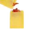 Quotidian Lemon Yellow Flat Large Greaseproof Paper Sandwich Bags 6 3/4" x 8'' (17 x 20.3cm) Pack of 100 - Party Favors Cookies Pastry Food Wraps view 2