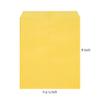 Quotidian Lemon Yellow Flat Large Greaseproof Paper Sandwich Bags 6 3/4" x 8'' (17 x 20.3cm) Pack of 100 - Party Favors Cookies Pastry Food Wraps view 3
