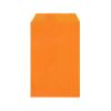 Quotidian Orange Flat Large Greaseproof Paper Sandwich Bags 6 3/4" x 8'' (17 x 20.3cm) Pack of 100 - Cookies Pastry Food Snack Wraps Baggies view 1