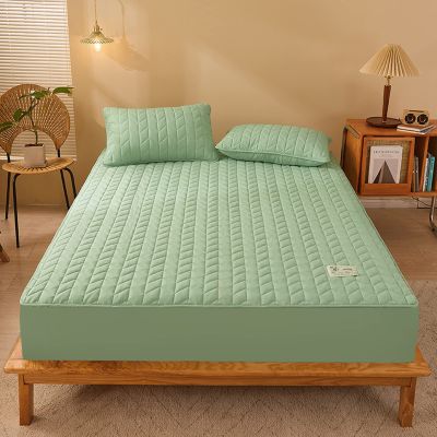 TRGCJGH Mattress Protector Thick Mattress Topper Twin All Season Down Alternative Cozy Bedding with 1.9-14.9 Inch Deep Pocket,Green-135 * 190cm(53.1 * 74.8in)