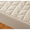 TRGCJGH Mattress Protector Thick Mattress Topper Twin All Season Down Alternative Cozy Bedding with 1.9-14.9 Inch Deep Pocket,White-150 * 200cm(59 * 78.7in) view 2