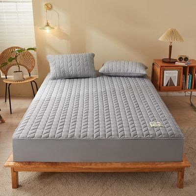 TRGCJGH Mattress Protector Thick Mattress Topper Twin All Season Down Alternative Cozy Bedding with 1.9-14.9 Inch Deep Pocket,Gray-135 * 190cm(53.1 * 74.8in)