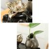 moisture Tabletop Fountain Ceramic Upholstery Table Fountain Home Meditation Table Fountain Suitable for Home, Living Room and Office Indoor Fountain (Color : A) view 3