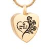 SHEIL Always in My Heart Urn Pendant Women Necklace Cremation Jewelry for Mom Urn Necklace - Memorial Ash Keepsake view 1