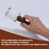 DIUDUS Leather Nylon Hammer, Straight Head Carving Hammer for Handmade Leather Crafts (Brown/Water-Rippled) view 4