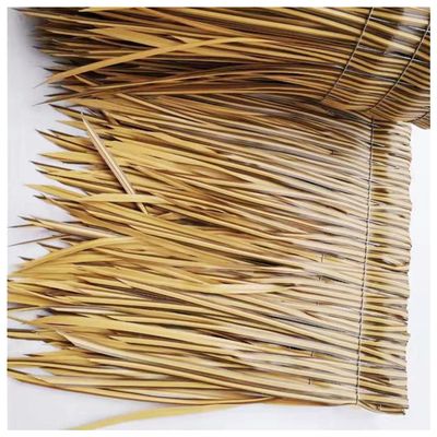 NAKAN Mexican Tiki Hut Grass Artificial Thatch Roofing for Tiki Bar Palapa Straw Palm Thatch Roll for Fence Party Decoration Umbrella Covers(Size:0.5x1m/19x39in,Color:Yellow)