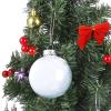 15 Pcs DIY Clear Fillable Christmas Ornaments, 2.36Inch Transparent Shatterproof Plastic Christmas Decorative Balls for Christmas, Halloween, Birthday, Wedding Decor, DIY Crafts Decorations (60 mm) view 2
