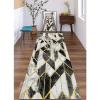 GRAPKS Geometric Design Carpet Runners for Hallway, Kitchen, Bedroom, Entryway, Modern Corridor Passage Narrow Runner Rug 60cm/70cm/80cm/100cm Wide (Size : 2.3 ft x 16.4 ft) view 1