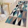 GRAPKS Contemporary Kitchen Runner Rugs, 100cm/1.5m/2m/2.5m/300cm/350cm/4m/5m/6m Length Carpet Runner for Entryway Stairs Hall Corridor Non-Slip Area Rug (Size : 3.3 ft x 6.6 ft) view 3