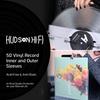 Hudson Hi-Fi 50x Inner & 50x Outer Protective Sleeves for Vinyl & Records Cover Art - Blocks Scratches, Static, Dust, Damage - Acid-Free, Smooth Slide - Fits Single Double Gatefold LP Sleeve view 2