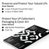 Hudson Hi-Fi 50x Inner & 50x Outer Protective Sleeves for Vinyl & Records Cover Art - Blocks Scratches, Static, Dust, Damage - Acid-Free, Smooth Slide - Fits Single Double Gatefold LP Sleeve view 3