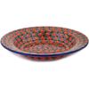 Polmedia Polish Pottery Pasta Bowl 9-inch UNIKAT - Later Gator Pattern Handmade in Boleslawiec Poland by Ceramika Artystyczna + Certificate of Authenticity view 2